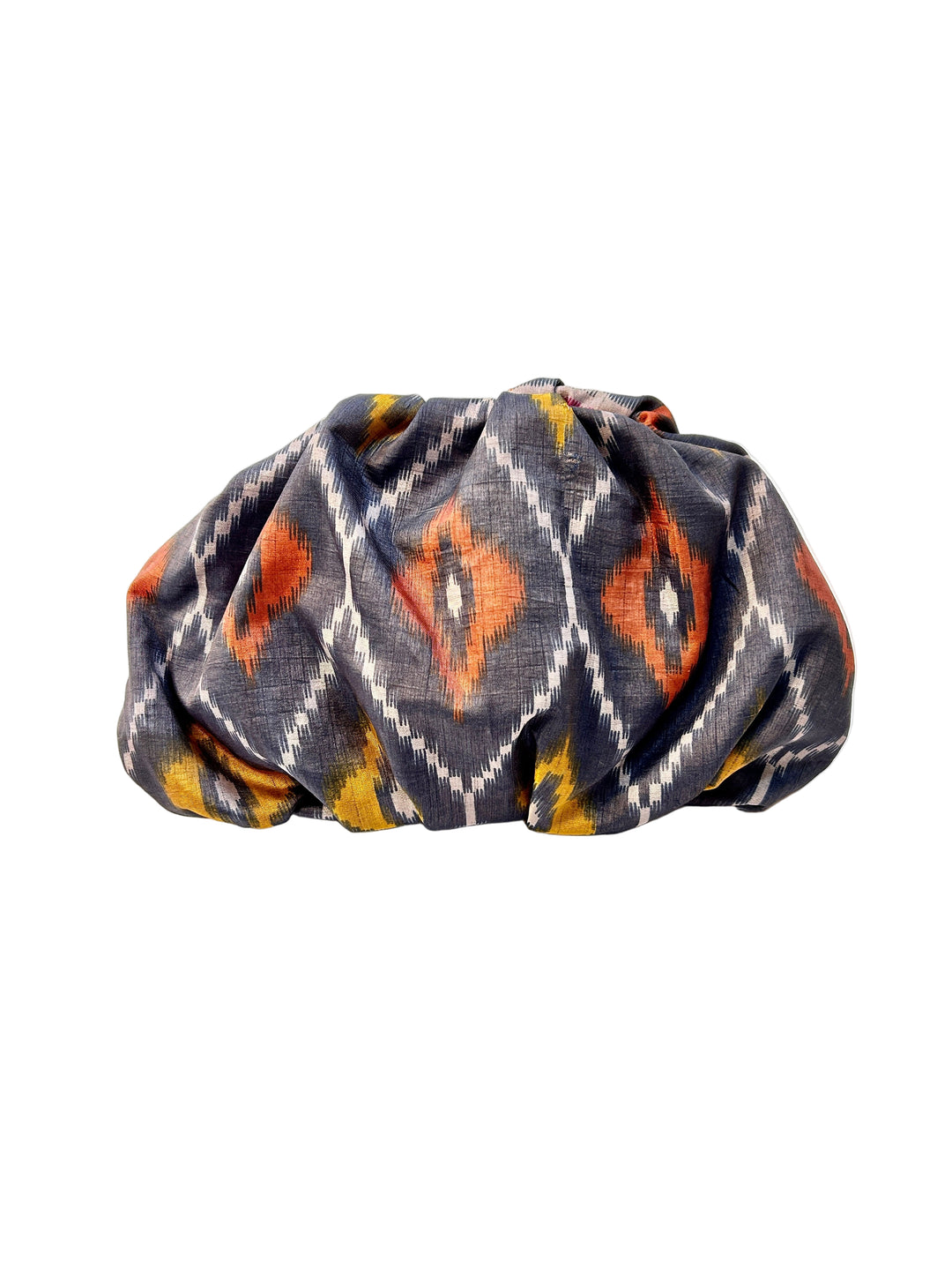 Dumpling Bag - Grey Ikat
