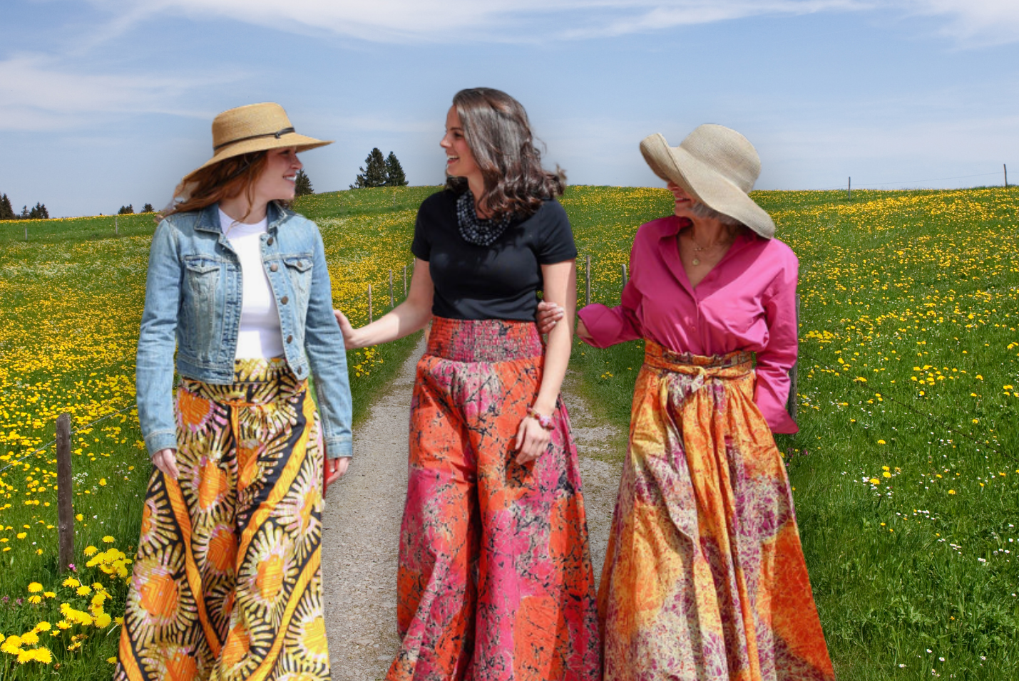 Palazzo Pants & Maxi Skirts