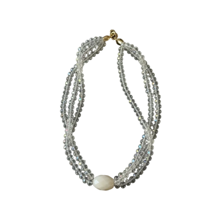 Joseph's Clear Bead 3 Strand