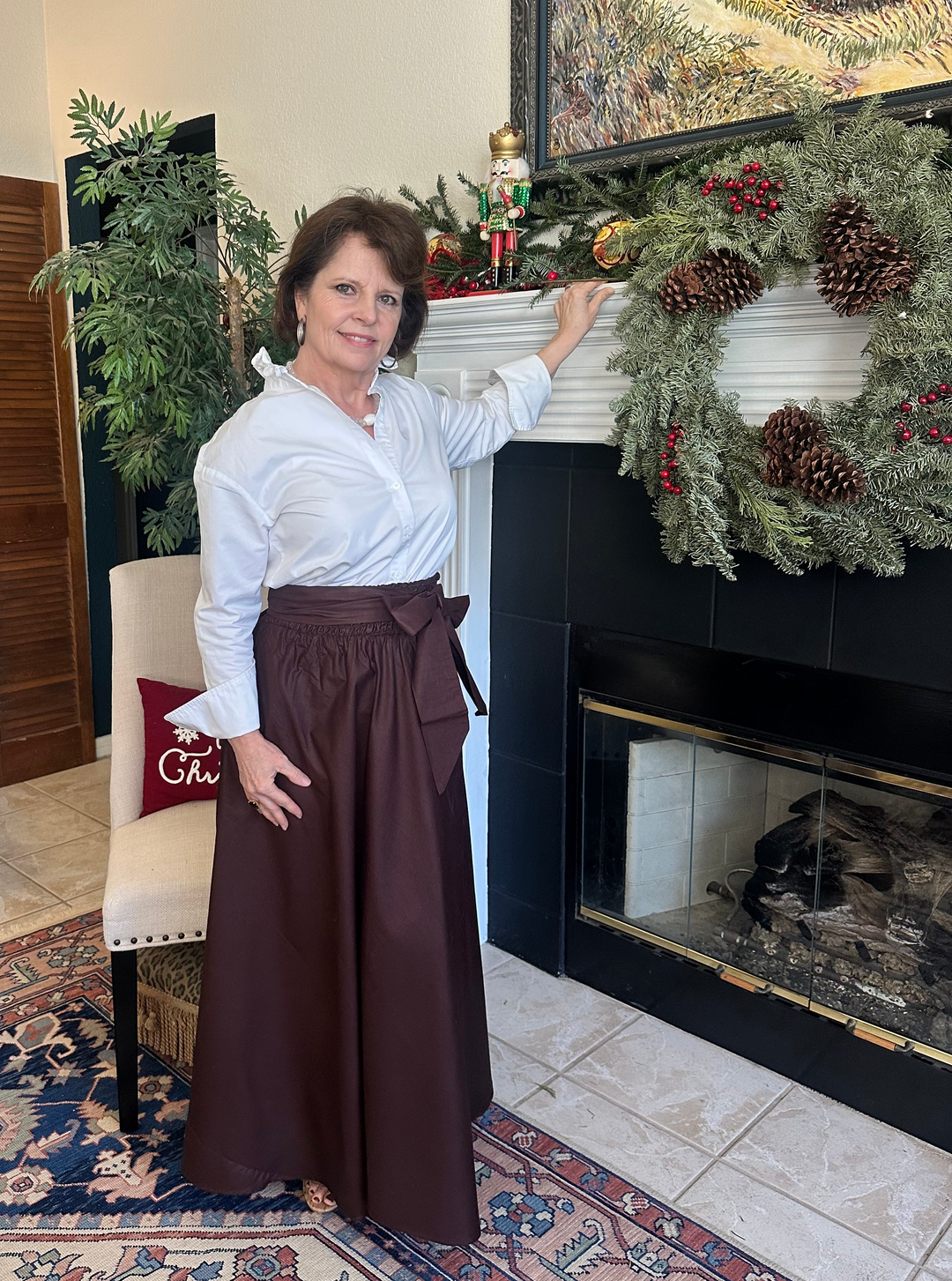 St. Charles Maxi Skirt - Espresso