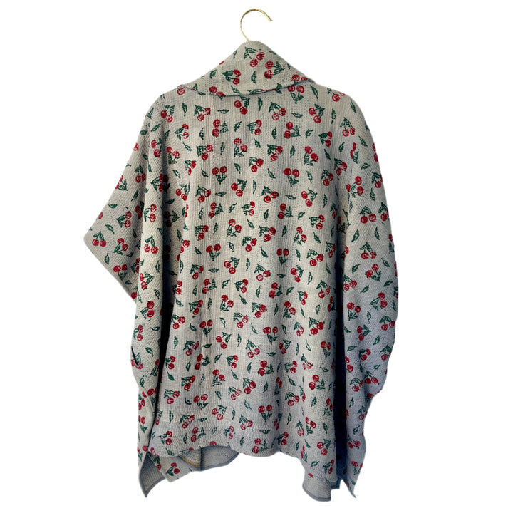 Cherry Blanket Coat