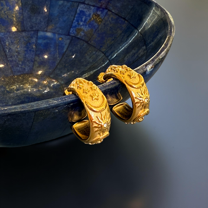 THE MANIFEST HOOP EARRINGS