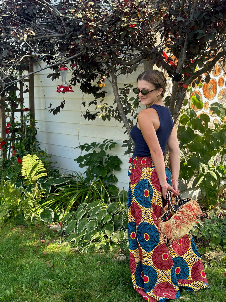 Fringe Woven Straw Handbag