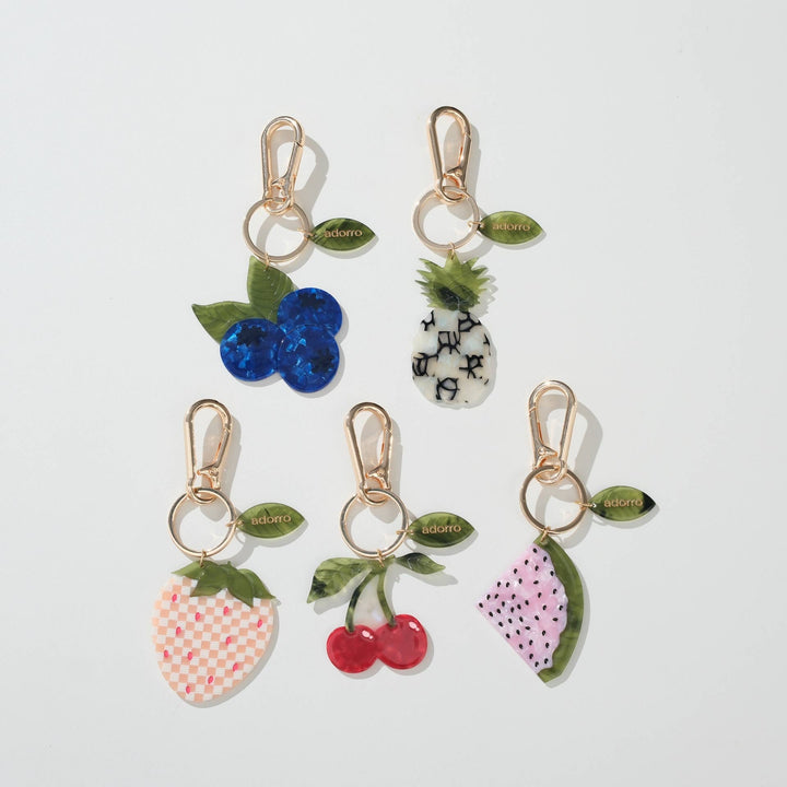 Cherry Bag Charm Keychain