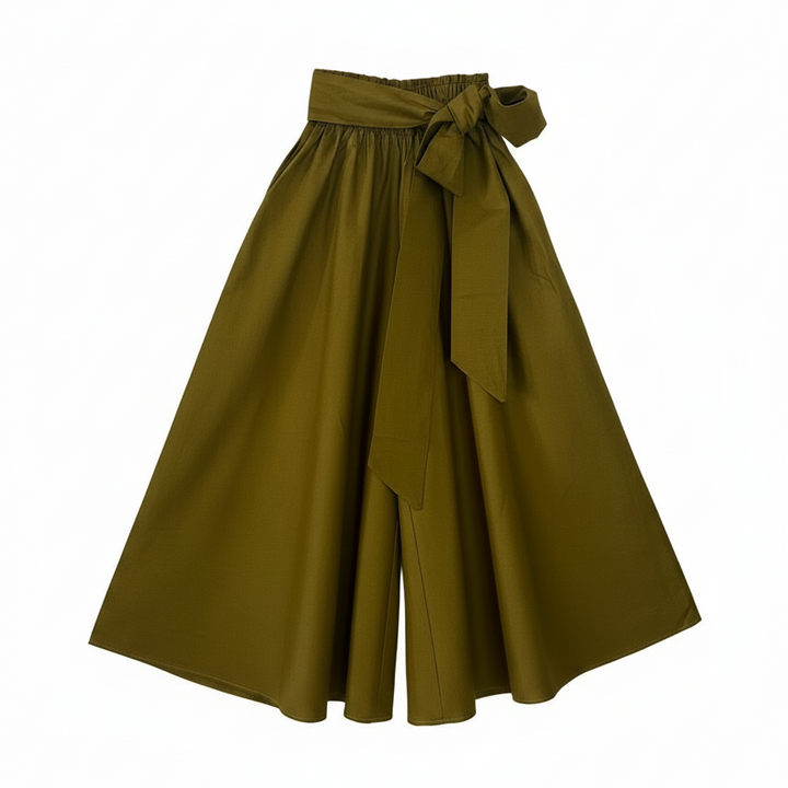 St. Charles Palazzo Pants - Chartreuse