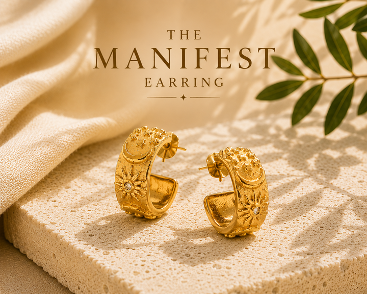 THE MANIFEST HOOP EARRINGS