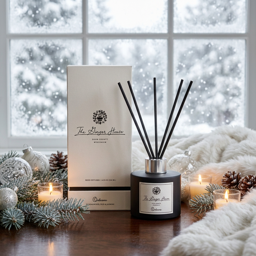 The Ginger House Signature Scent Reed Diffuser