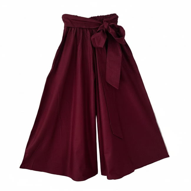 St. Charles Palazzo Pants - Burgundy