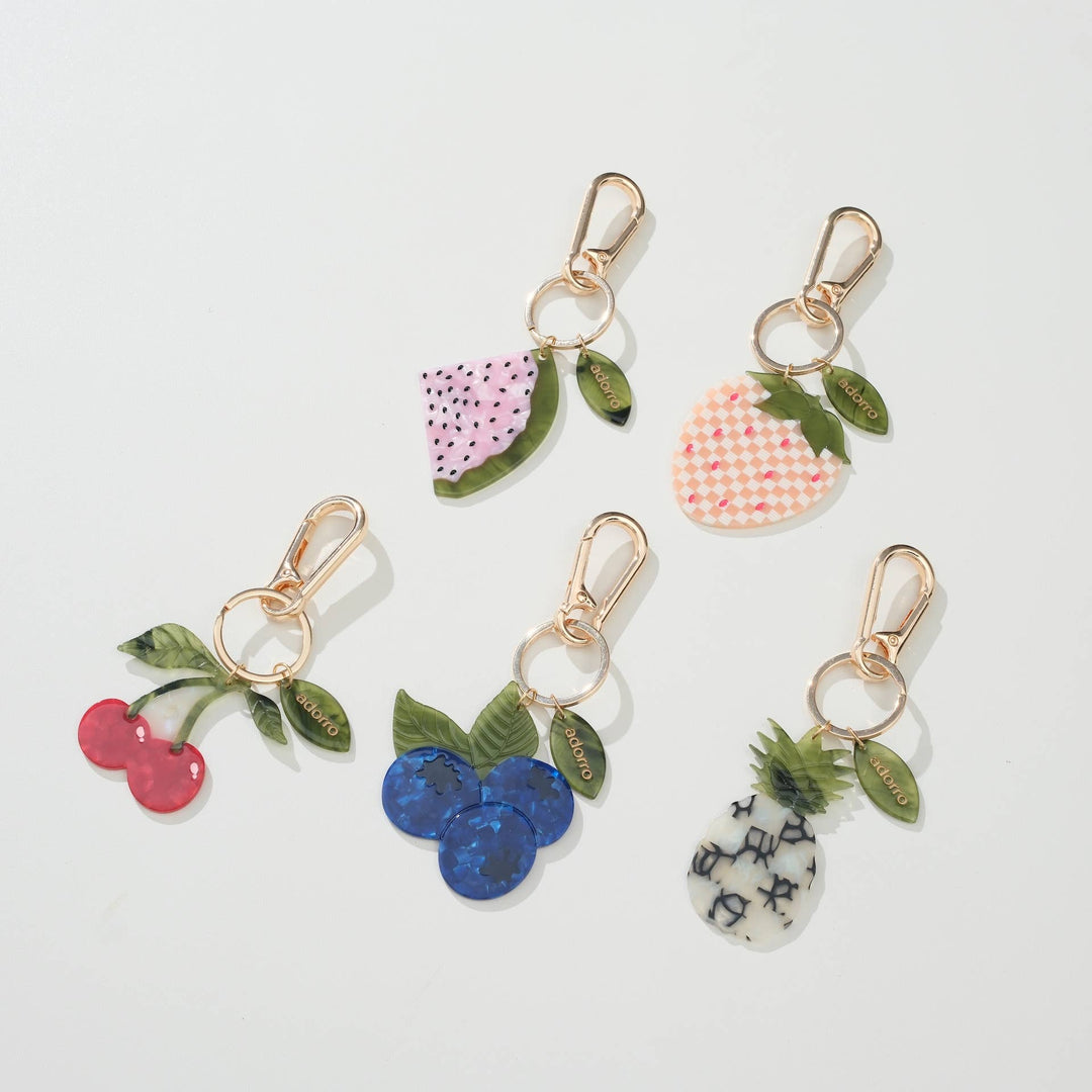 Cherry Bag Charm Keychain