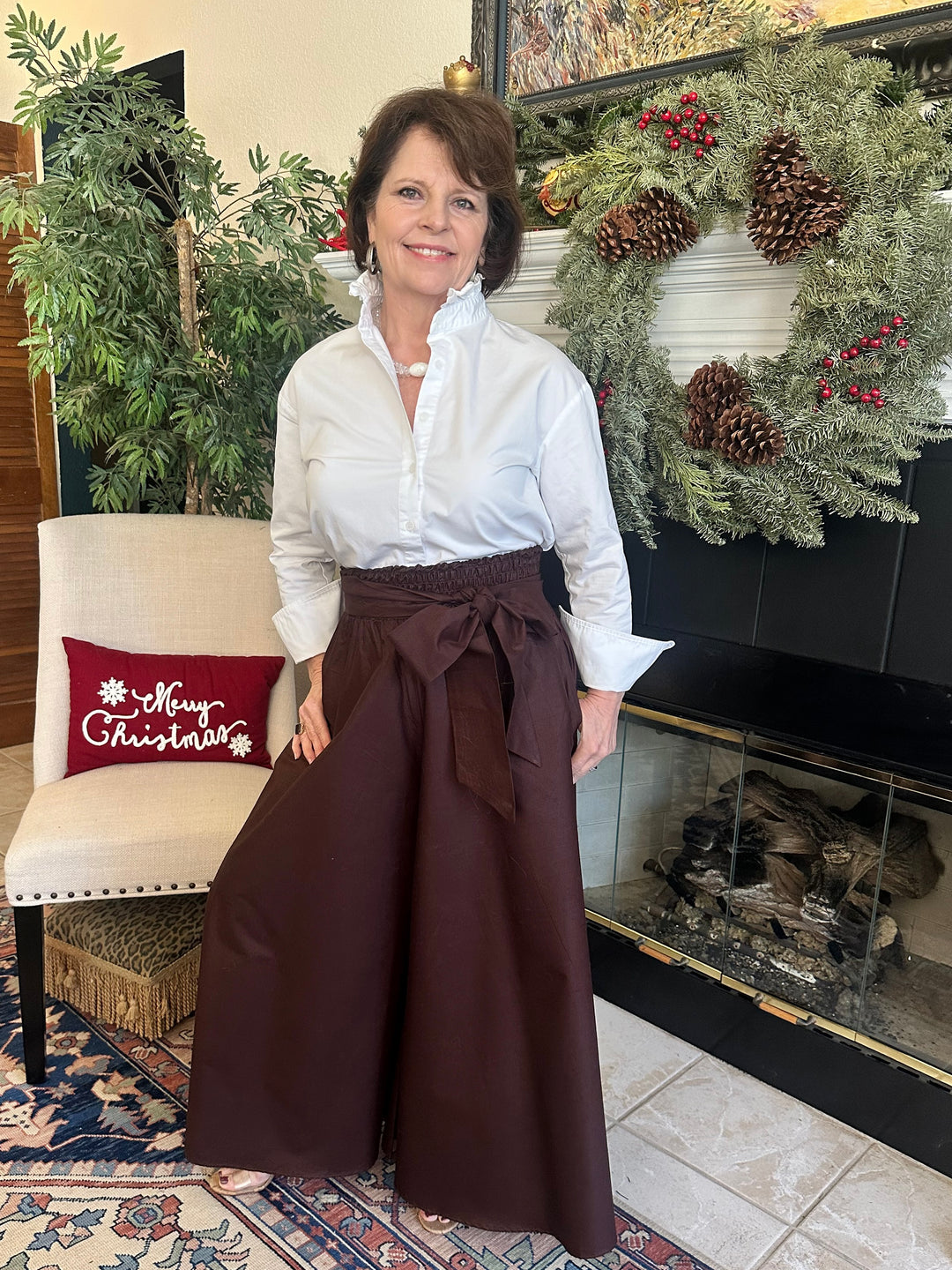 St. Charles Palazzo Pants - Espresso