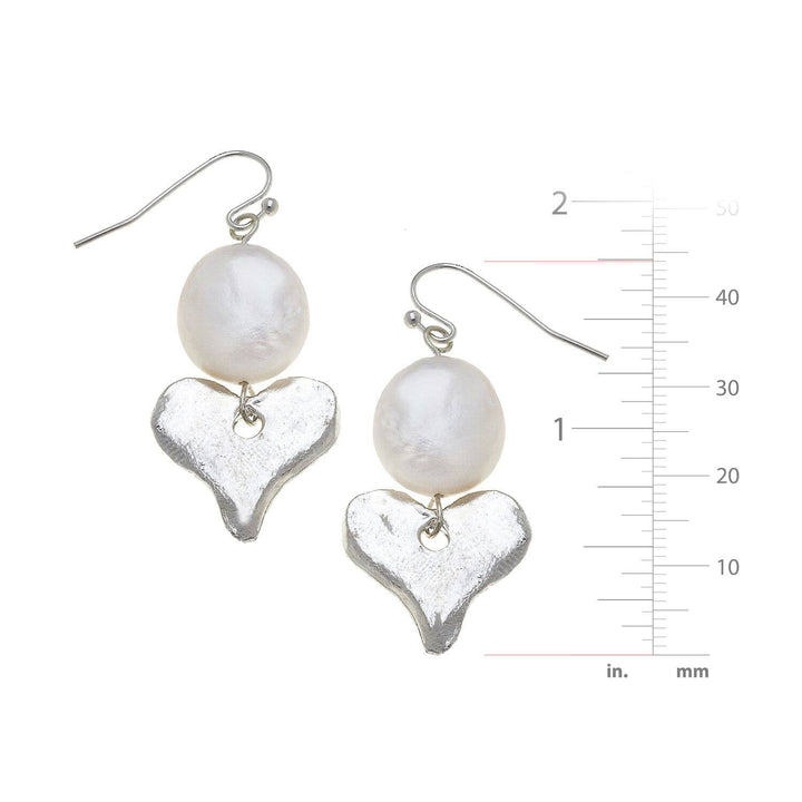Silver with Freshwater Pearl Earring