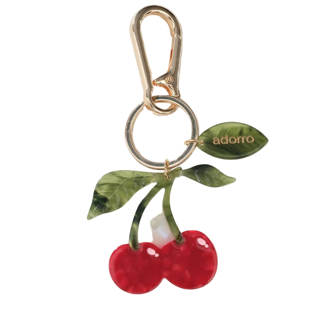 Cherry Bag Charm Keychain