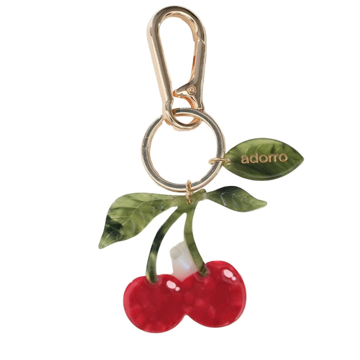 Cherry Bag Charm Keychain