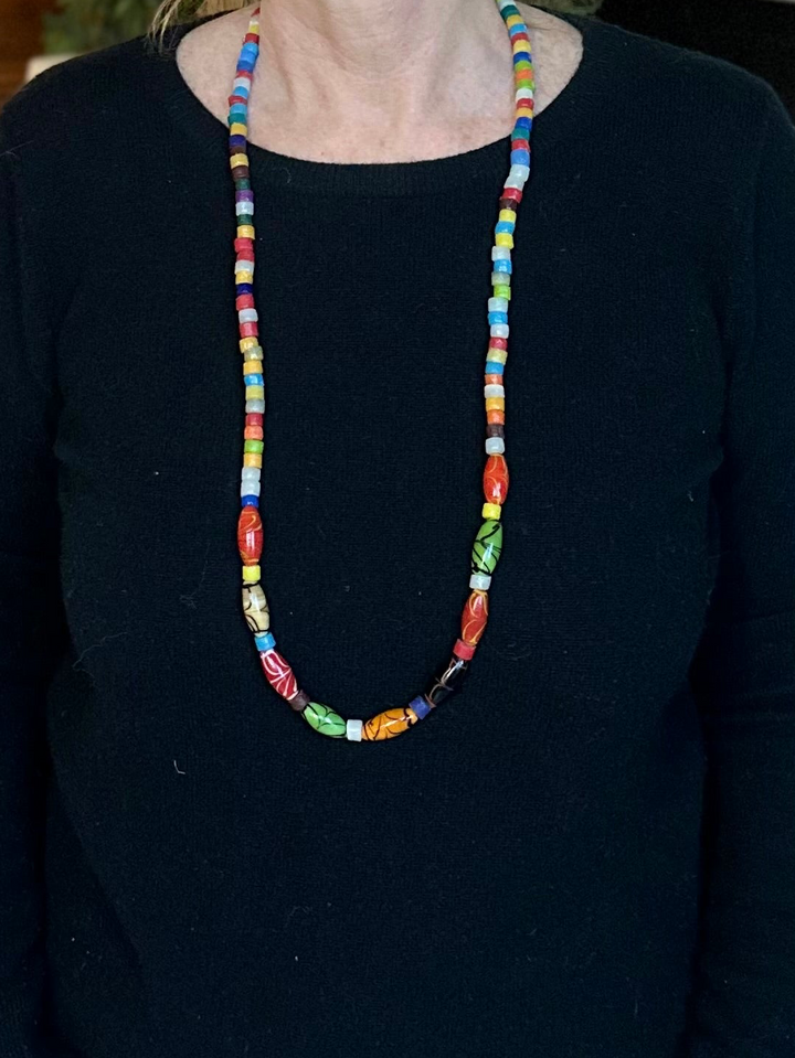 Joseph Multi Colorerd Beaded Necklace