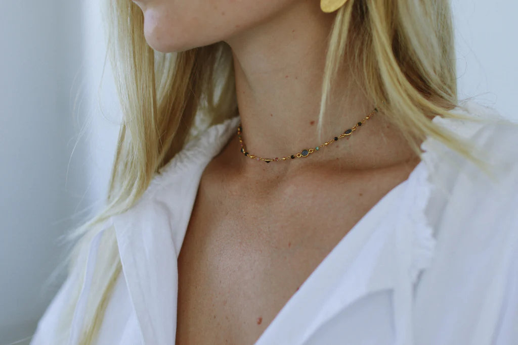 Semi-Beaded Rylee Necklace