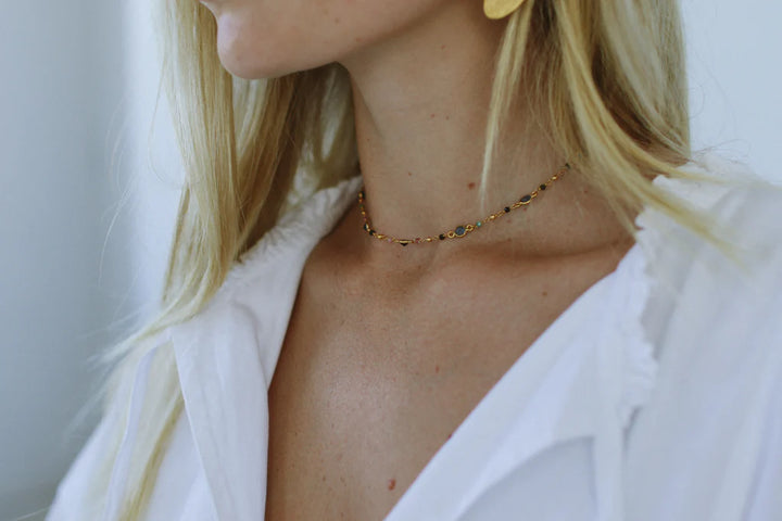 Semi-Beaded Rylee Necklace