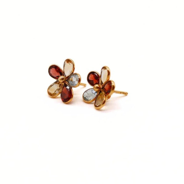 Dainty Flower Stud Earrings