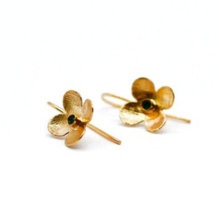 Flower Hook Earrings