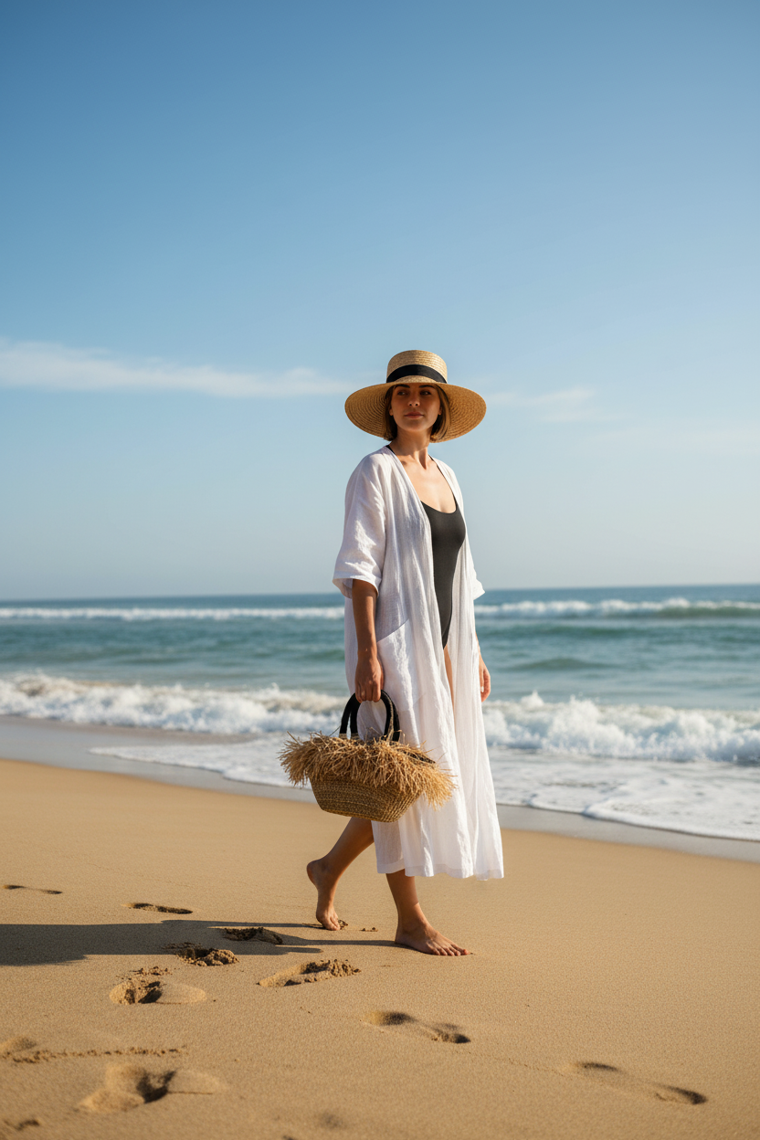 Charlie-Fringe Woven Straw Bag